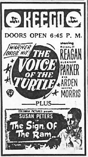 Keego Theatre - Old Ad (newer photo)